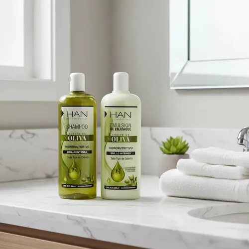 Shampoo + Acondicionador Aceite De Oliva Han 500ml