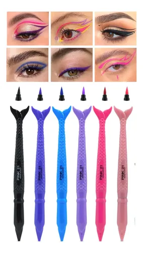 Delineador Mermaids Beauty Pink21 Mate Lila