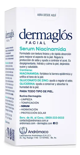 Serum Dermaglós Niacinamida 30ml