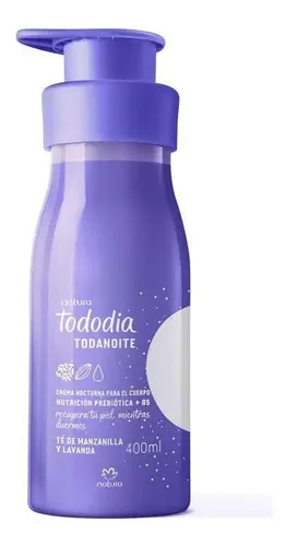Crema Hidratante Corporal Noche Tododia 400 Ml Natura