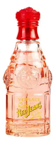 Perfume Versace Red Jeans Mujer Edt 75ml Fragancia Floral