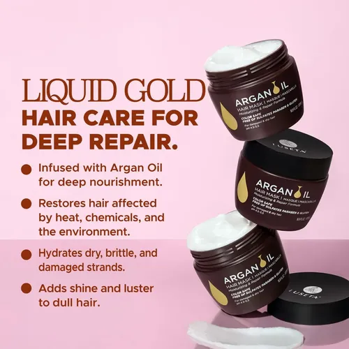 Mascarilla Capilar Luseta Con Aceite De Argán, Acondicionado