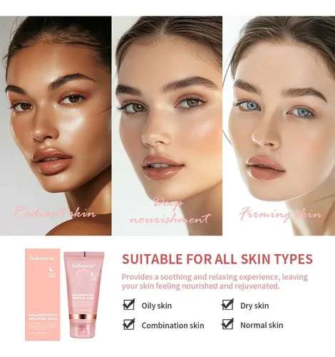 Mascarilla En Crema De Noche Con Colágeno Peel Off De