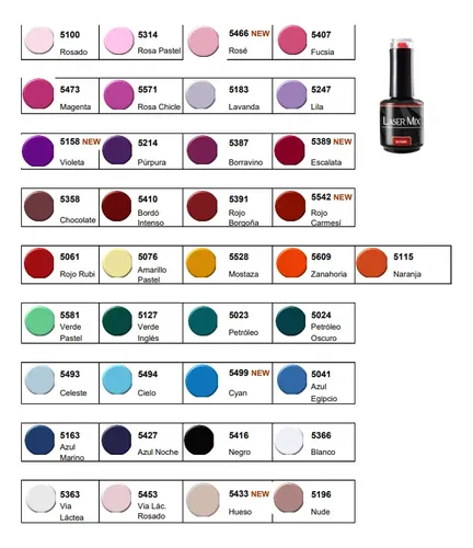 Esmalte Semipermanente Lasermix X 15ml