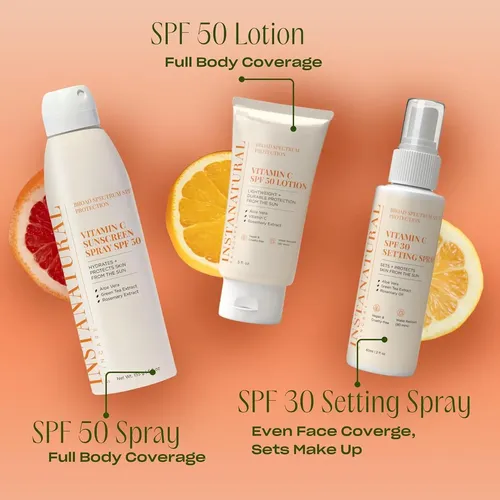 Spray Fijador De Maquillaje Instanatural Spf 30 Con
