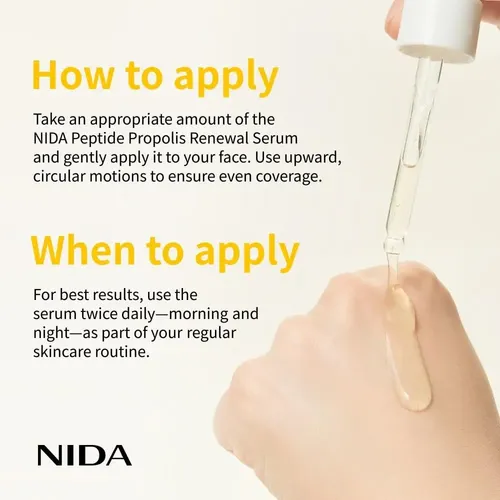 Nida Serum Facial Con Péptidos Y Propóleos 50 Ml Adenosina