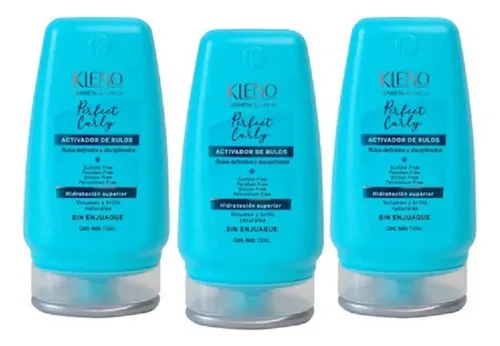 3 Activador De Rulo Kleno Perfect Curly X150cc Sin Enjuage