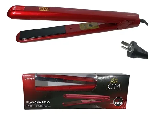 Plancha De Pelo Om Alisador Profesional