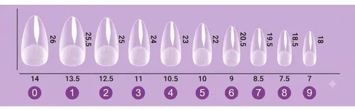 Tips Soft Gel City Girl Almendra Mediana Prelimada X240 Pcs