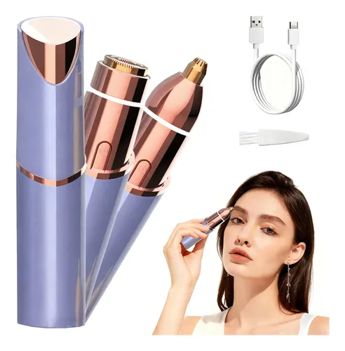 Depiladora Facial 2en1 Rasuradora Eléctrica Mujer Cara Hh Tt