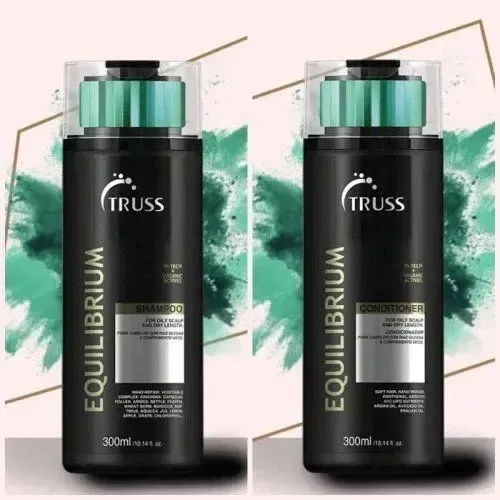 Truss Kit Shampoo + Acondicionador Equilibrium  300ml C/u