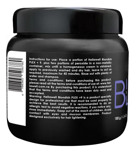 Polvo Decolorante Blondish Plex De Hellawell Professionals