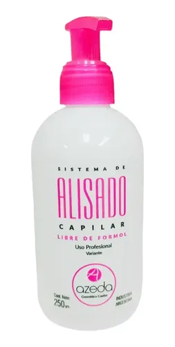 Alisado Sin Formol Azeda. Aprobado Por Anmat 250g