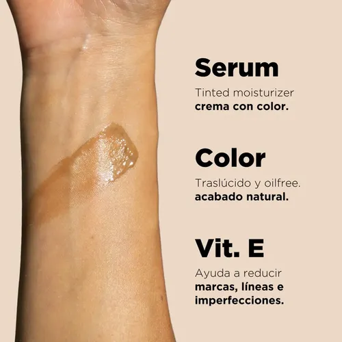 Regina Halo Serum Crema Ultraligera Antiedad con Color y Vitamina E 30ml