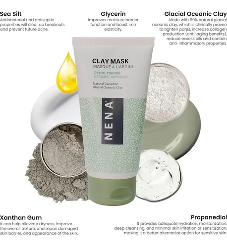Mascarilla De Arcilla Nena Cuidado De La Piel 28.35 G