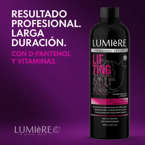 X4 Lifting + Biotina B7 B3 + Shampoo Nutre + Spray Antifrizz