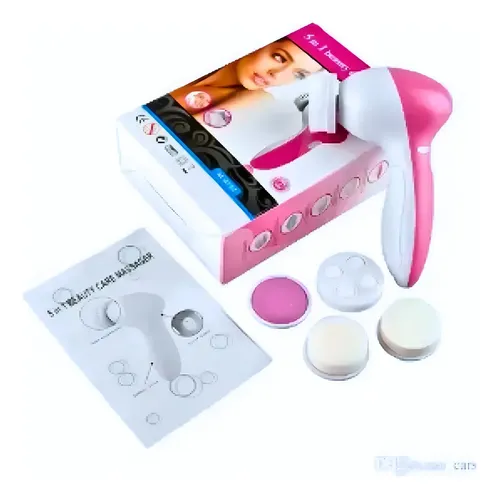 Cepillo Facial Limpieza Profunda 5 En1 Masajeador Exfoliante