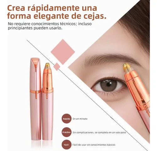 C*depilador Eléctrico Recargable Para Rostro Y Cejas