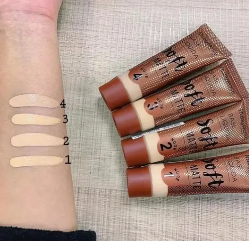 Base Líquida Soft Matte Ruby Rose 29ml Alta Cobertura Tono Nude 1