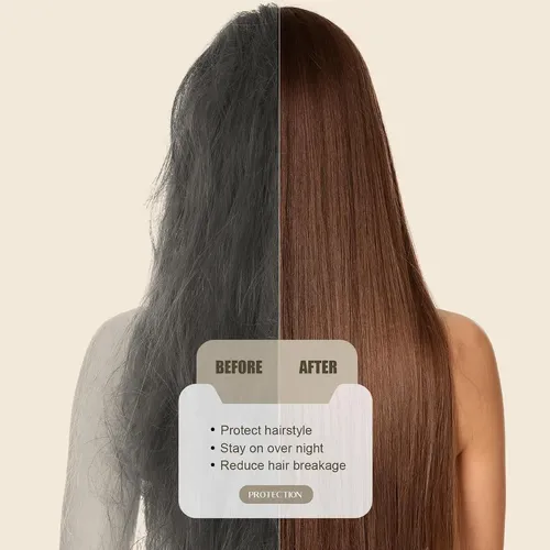 Bonnet Satén Leuceiy Lsb01 Para Cabello Rizado Y Natural