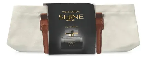 Pack Tote Shine Black Wellington Polo Mujer