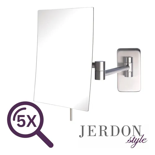 Espejo De Maquillaje Jerdon Jrt695n De Pared Con Aumento 5x