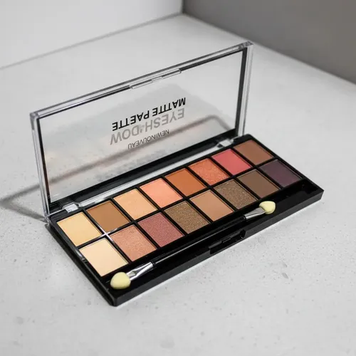 Paleta De Sombras 16 Tonos Satinados Y Matte