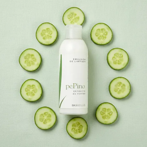 Emulsion De Limpieza Facial Pepino Biobellus 200g Todo Tipo De Piel Día/noche