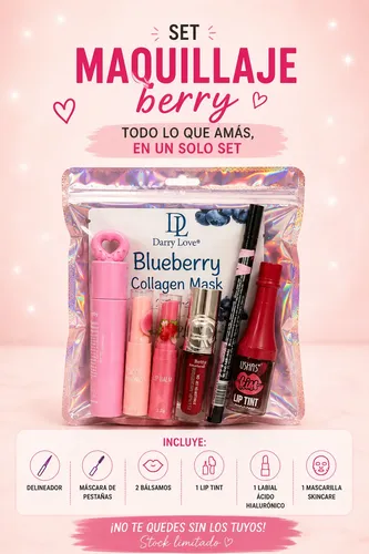 Set Maquillaje Regalo Ideal 7 Productos Beauty Maquillaje