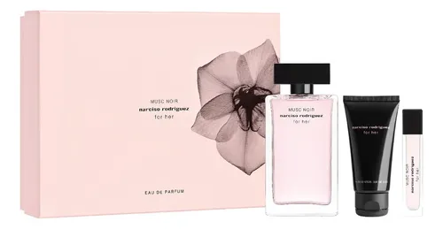 Perfume Mujer Narciso Rodriguez Musc Noir EDP Set 100ml + Loción + Travel