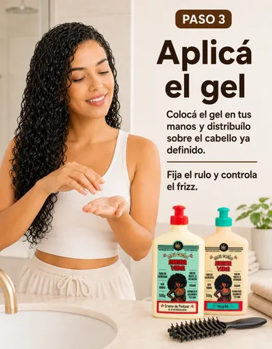 Crema De Peinar Lola Meu Cacho Minha Vida +gel+ Oleo+ Peine