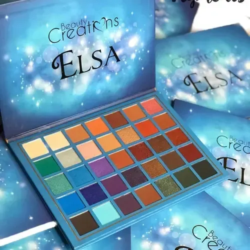 Paleta Elsa Beauty Creations Color De La Sombra Variado