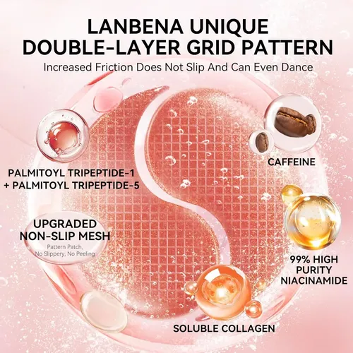 Lanbena Parches Peptides Hydra-gel 60 Unidades