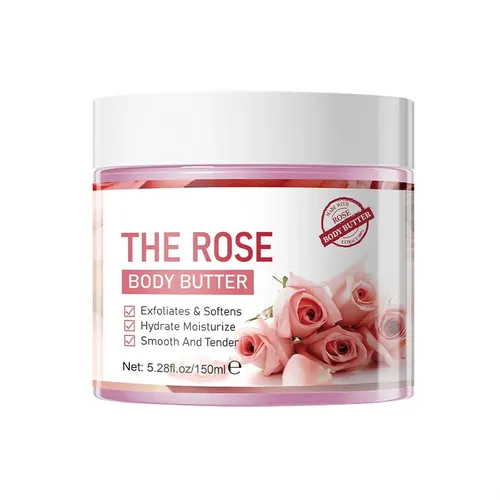 Manteca Corporal De Rosas Para Piel Seca, Aceite De Rosa Na