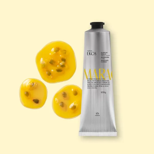 Crema Masajes Fluido Antiestres Cutaneo Natura Ekos Maracuya
