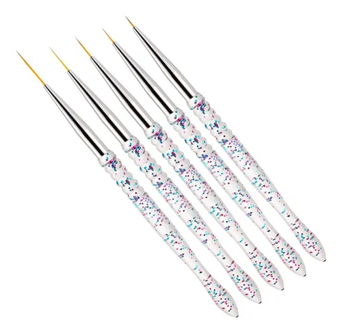 Kit 10 Herramientas Para Uñas Con Pinceles Y Dotting