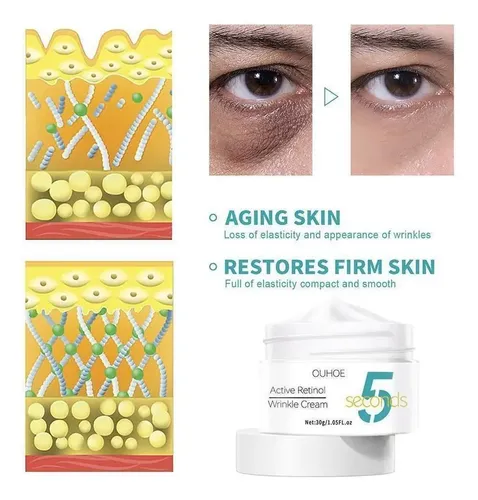 I 2x Instant Rugas Removedor De Rugas Crema Retinol