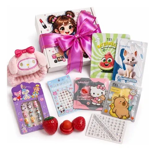 Skincare Box Niña Productos Veganos Hipoalergenicos Cute