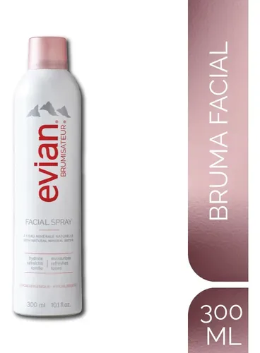 Evian Bruma De Agua Mineral Natural X300ml Todo Tipo De Piel Día/noche