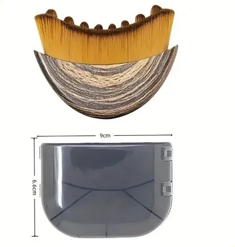 Brochas De Contorno De 2 Piezas, Diseño De Masaje Linfático