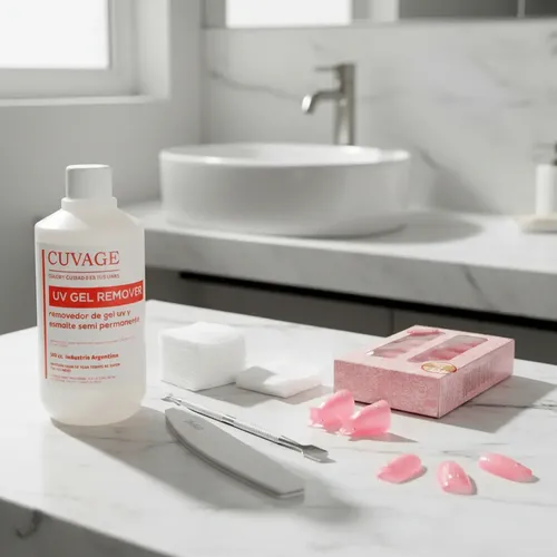 Kit Removedor Uv Esmalte Semipermanente Broches Wipe Gel 500