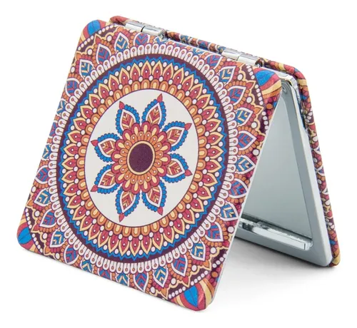 Espejo De Aumento Compacto Omiro 1x/3x Con Funda De Piel Sin
