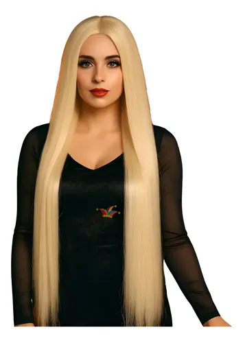 Peluca Extra Largo Rubia Para Rapunzel Enredados Disfraz