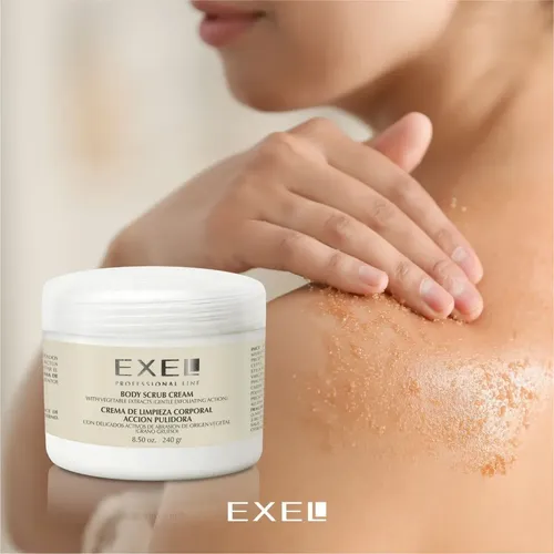 Crema De Limpieza Corporal Grano Grueso Pulidora Exel 240 G