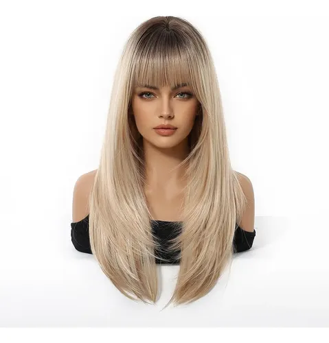 Pelucas Naturales De Cabello Largo Para Mujer