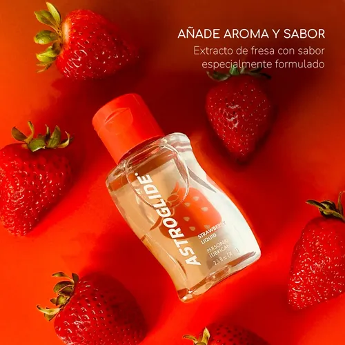 Líquido Lubricante Íntimo Astroglide Frutilla 74ml