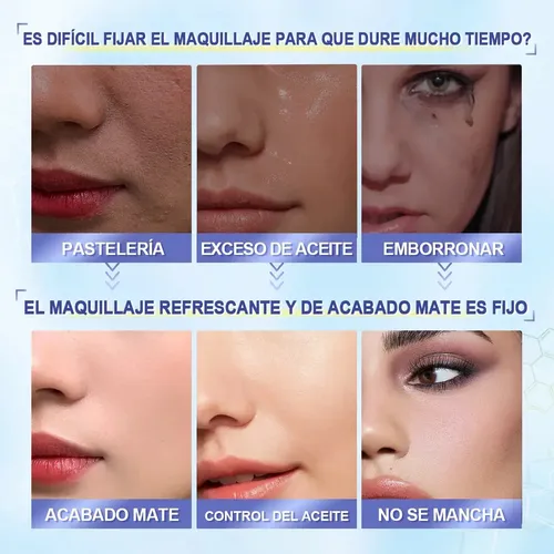 Spray Fijador De Maquillaje Sace Lady, Mate Y Duradero, 2 Un 2 Pçs