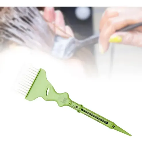 * 2 Peine Para Teñir El Cabello, Cepillo Recto, Verde