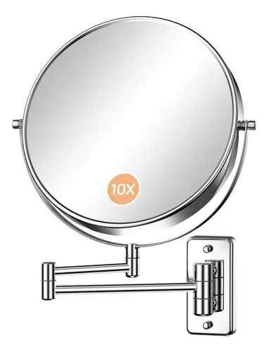 Espejo Baño Grande 9 Cromado Extensible 360° Aumento