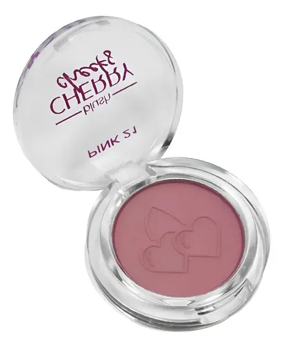 Rubor Individual Cherry Cheeks Compacto Pink 21 Tono Del Maquillaje T3